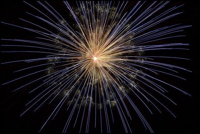 Feux d'artifices du Nouvel An