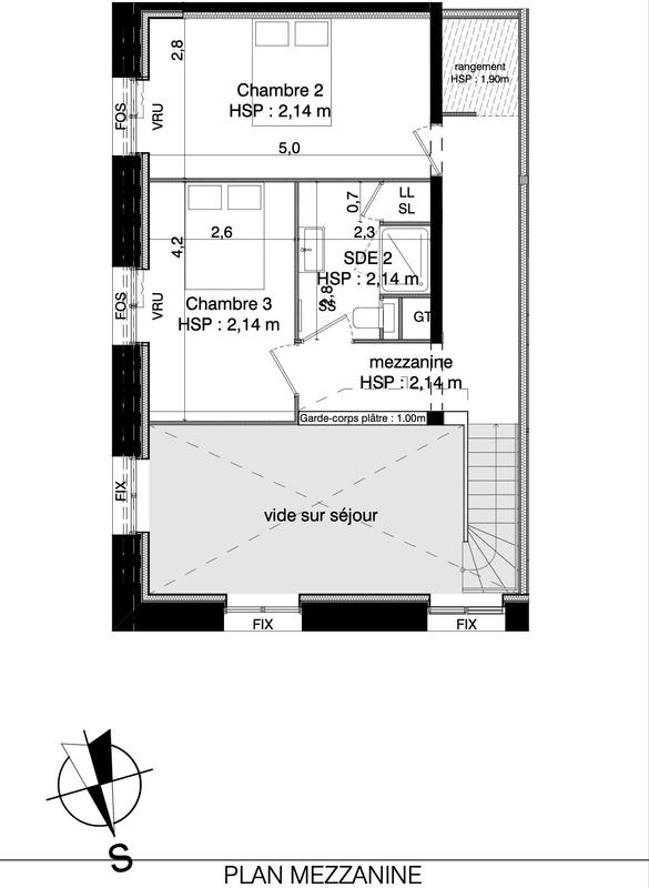 Loft - 104 m² - 4 pièces