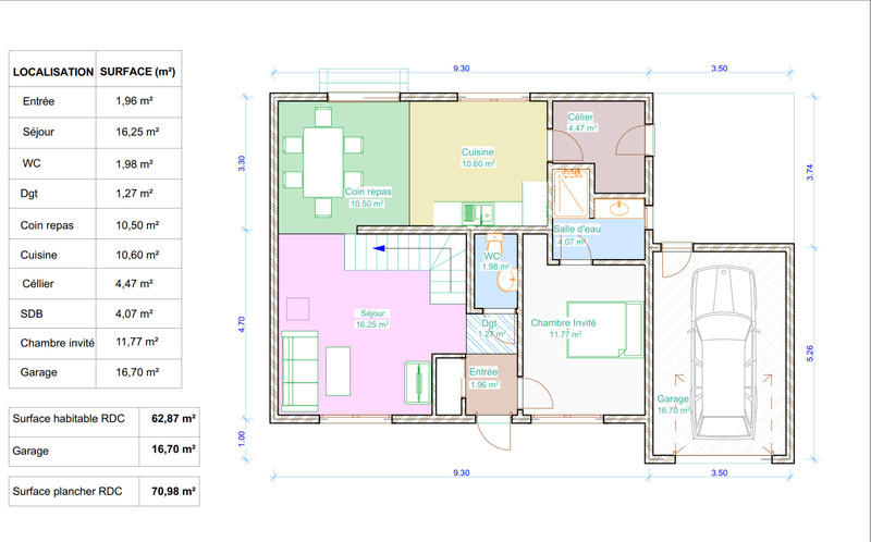 Maison - 126 m² - 5 pièces