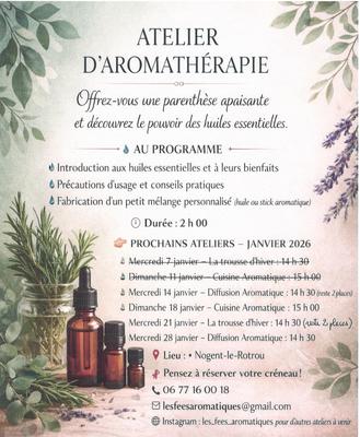 Atelier d'aromathérapie
