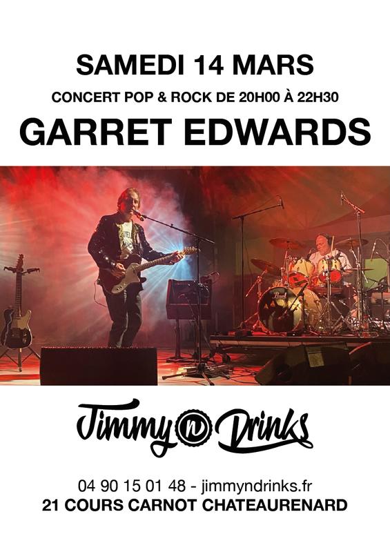 Concert "Garret Edwards x Saint-Patrick" chez Jimmy n Drinks
