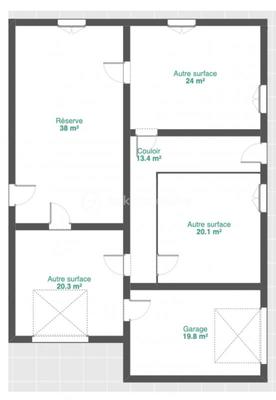 Maison - 137 m² - 3 pièces