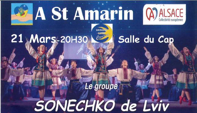 Spectacle de danses et chants folkloriques Ukrainiens