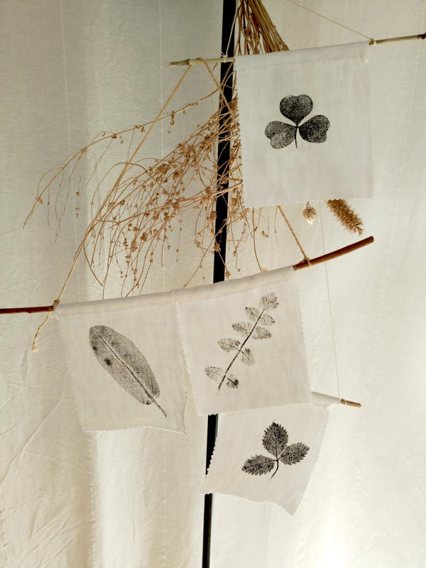 Atelier "empreintes de plantes"