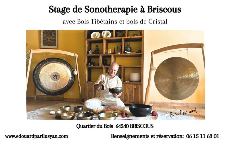 Stage de sonothérapie avec Bols Tibétain et Bols de Cristal