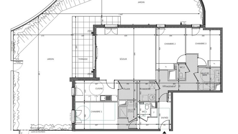 Appartement - 120 m² - 4 pièces