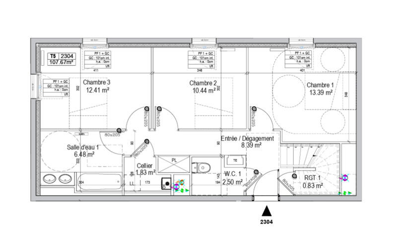 Appartement - 108 m² - 4 pièces