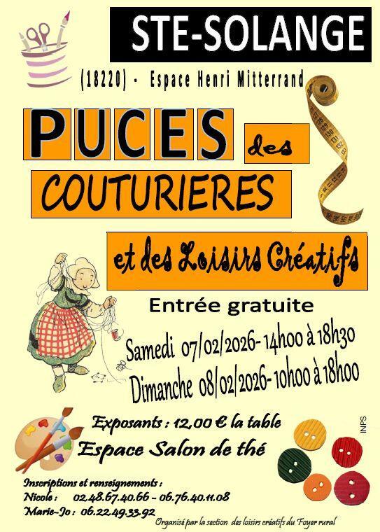 Puces couturières et loisirs créatifs