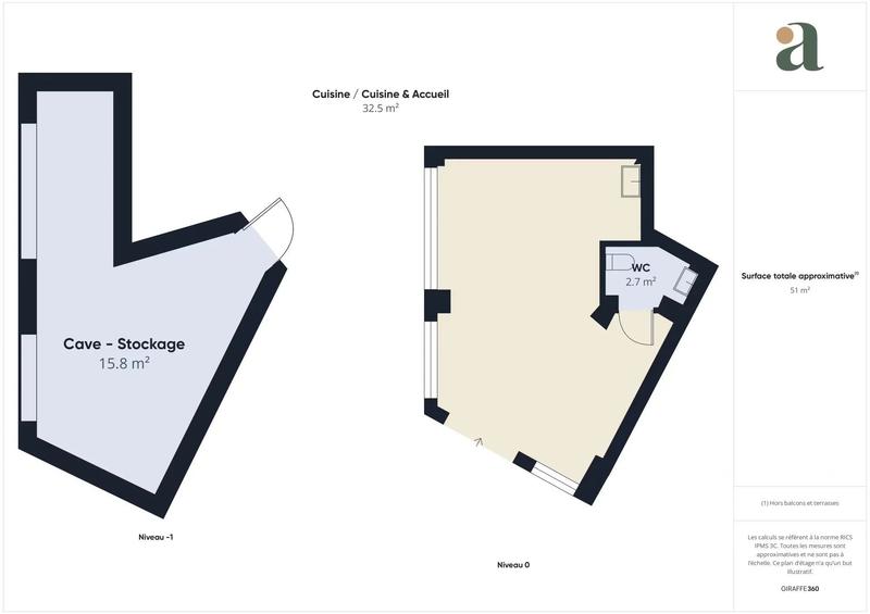 Fonds de commerce - 35 m²