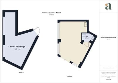 Fonds de commerce - 35 m²