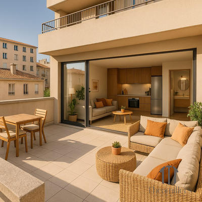 Appartement - 48 m² - 2 pièces