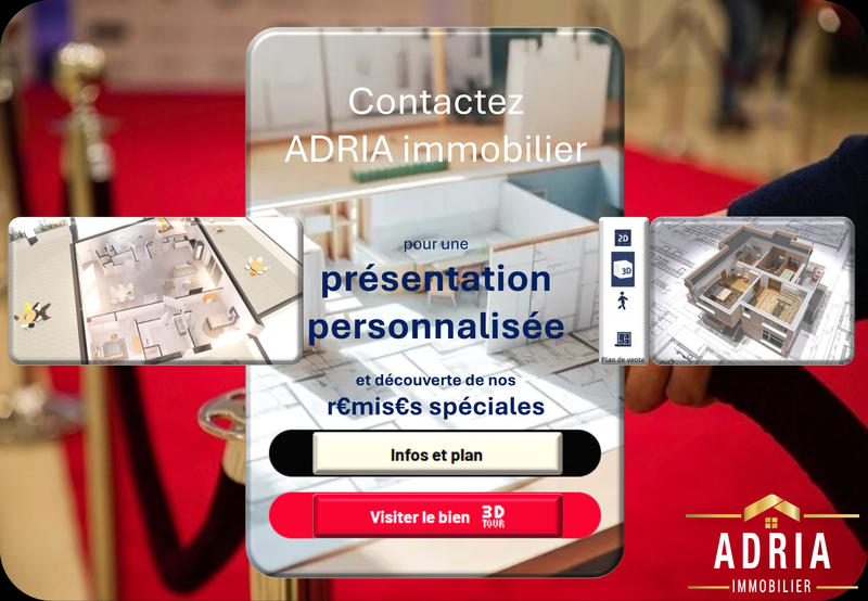 Appartement - 62 m² - 3 pièces