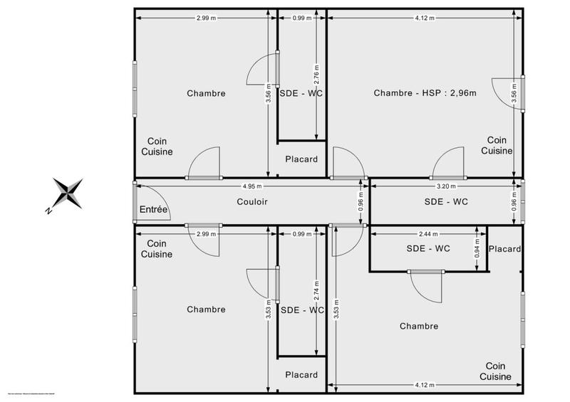 Maison de ville - 110 m² - 7 pièces