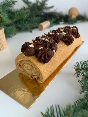 Atelier Bûche Roulée Chocolat-Praliné
