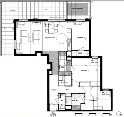 Appartement - 109 m² - 4 pièces