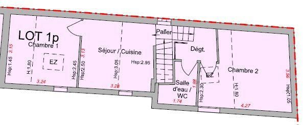 Appartement - 27 m² - 3 pièces