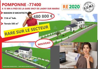 Terrain constructible - 585 m²