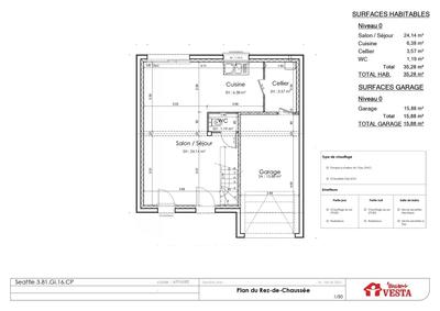 Maison - 81 m² - 4 pièces