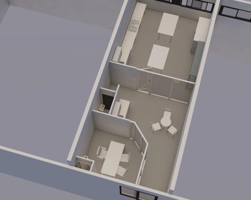 Bureau - 62 m² - 3 pièces