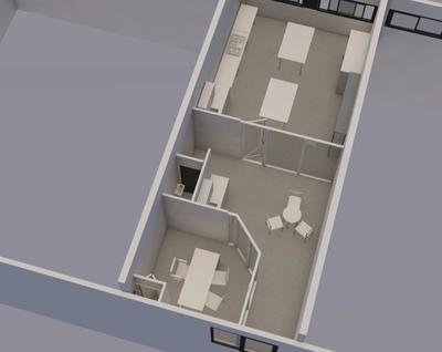 Bureau - 62 m² - 3 pièces