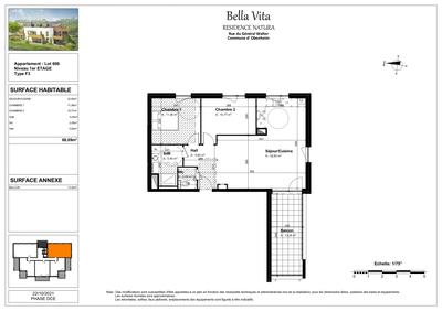 Appartement - 68 m² - 3 pièces