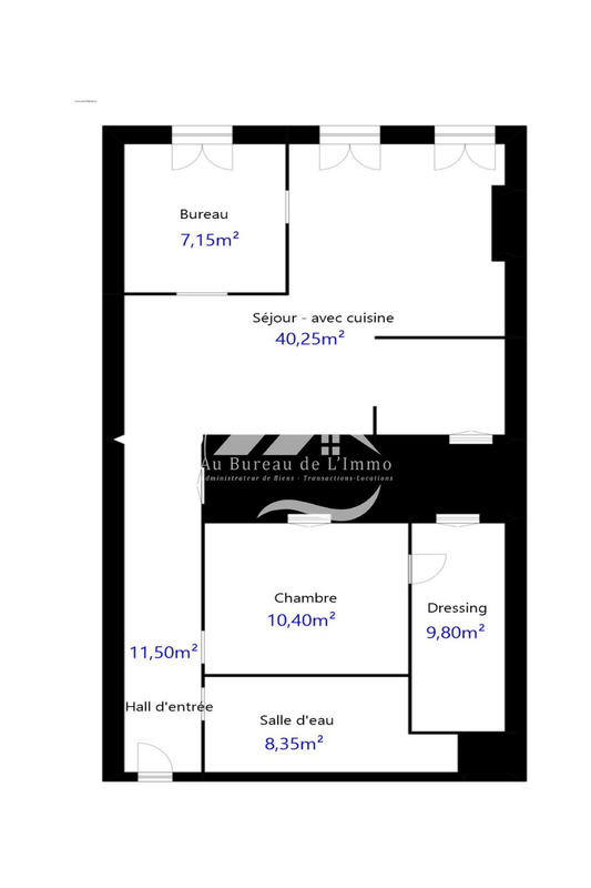 Appartement - 87 m² - 3 pièces