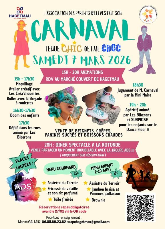 Carnaval : tenue chic, détail choc