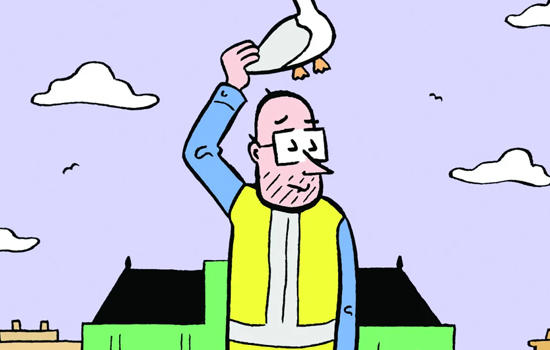 Exposition :  en chantier - une Bd reportage de Sirou au Muséum