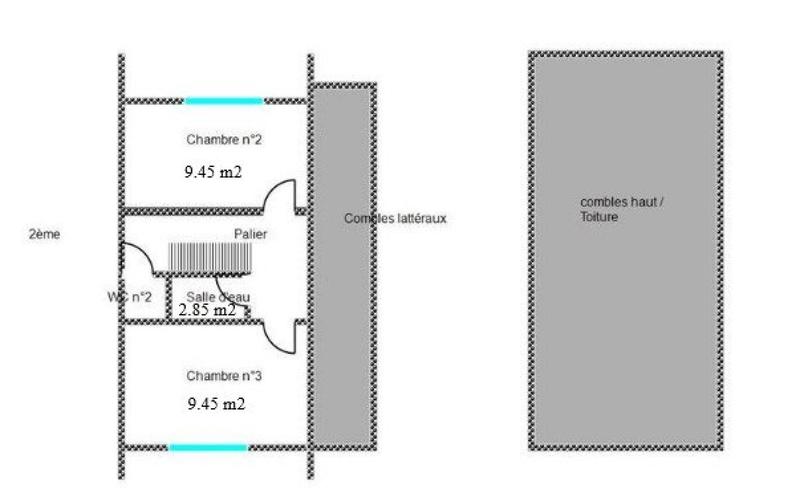 Maison de ville - 134 m² - 8 pièces