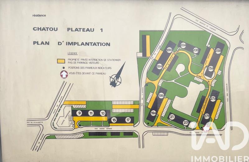 Appartement - 47 m² - 2 pièces