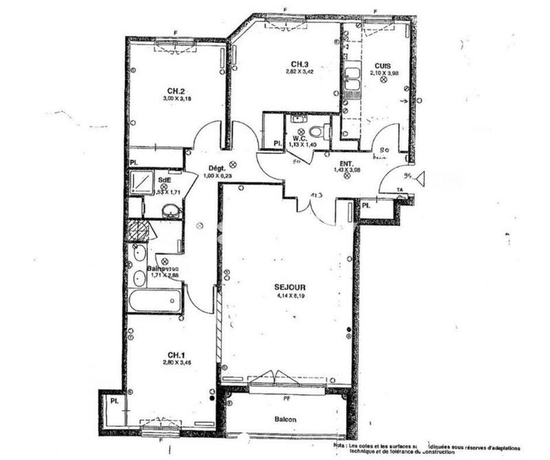 Appartement - 87 m² - 4 pièces