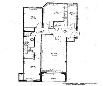 Appartement - 87 m² - 4 pièces