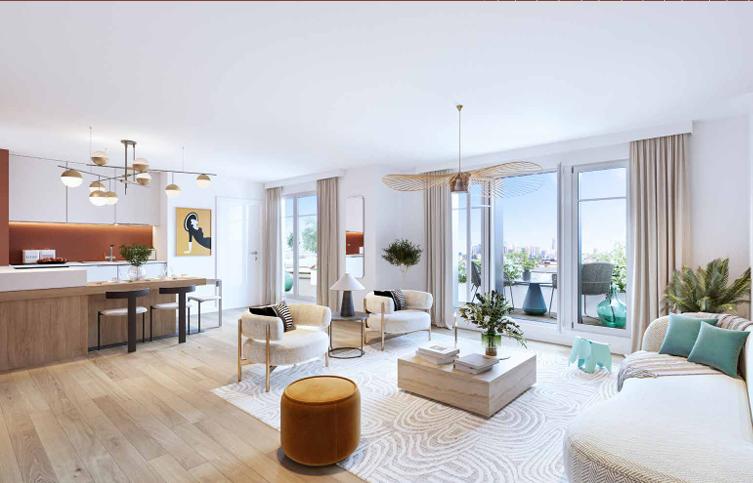 Appartement - 72 m² - 3 pièces