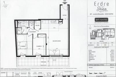 Appartement - 68 m² - 3 pièces