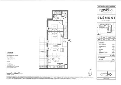 Appartement - 66 m² - 3 pièces