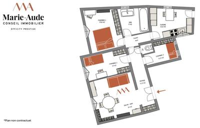 Appartement - 100 m² - 4 pièces