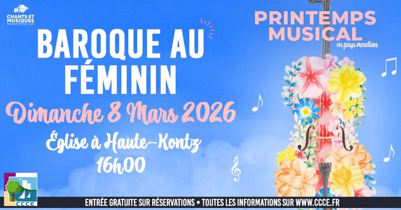 Printemps musical : Baroque au féminin