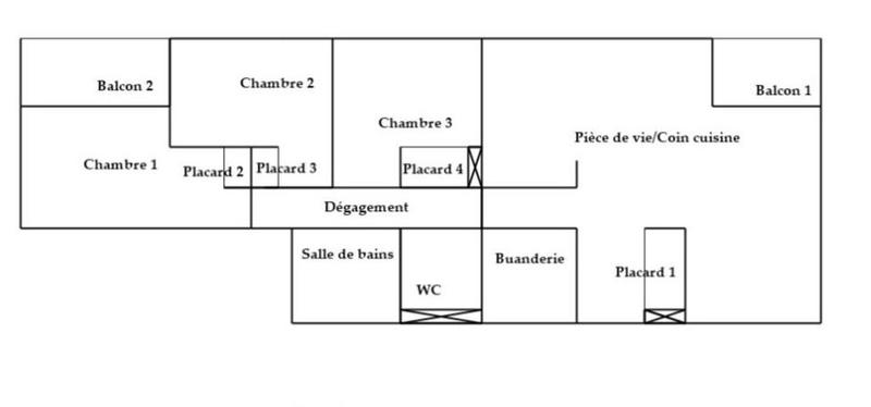 Appartement - 78 m² - 4 pièces