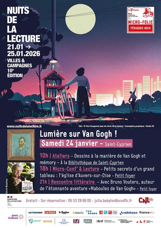 Micro-conf' et Atelier : Lumières sur Van Gogh!