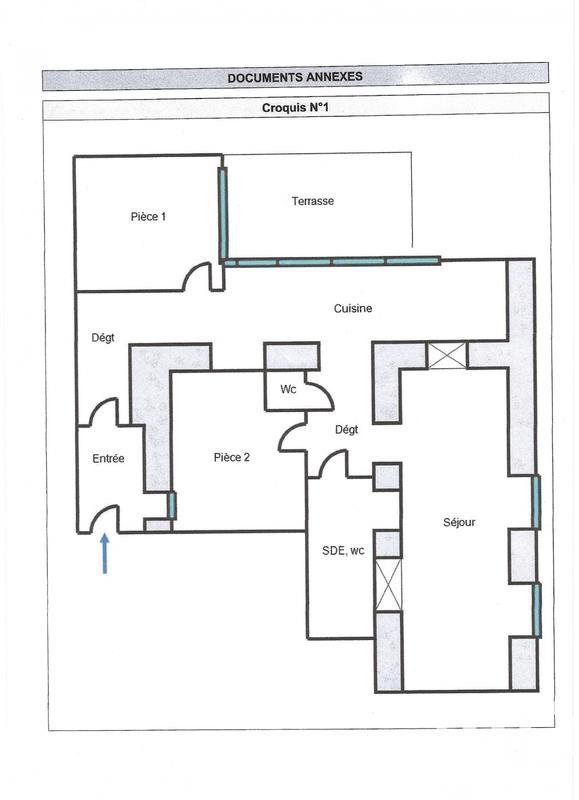 Appartement - 59 m² - 3 pièces