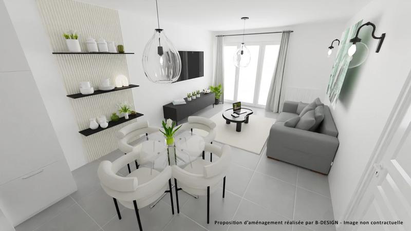 Appartement - 59 m² - 3 pièces