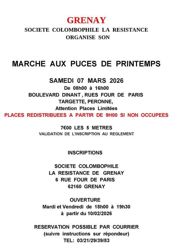 Marché aux puces de printemps