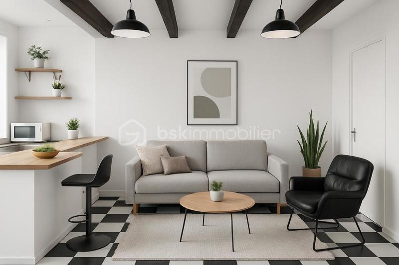 Fermette - 60 m² - 3 pièces