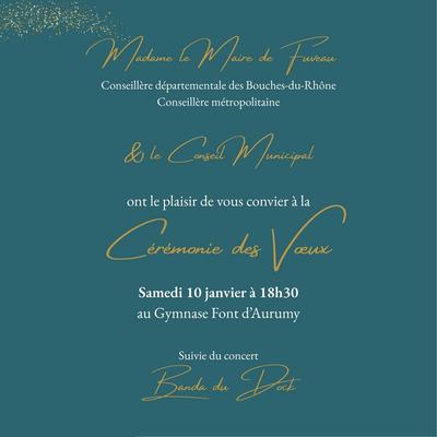 Cérémonie des Vœux du Maire