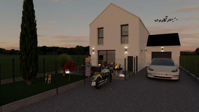 Maison - 104 m² - 5 pièces