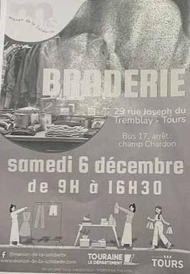 Grande braderie maison de la solidarité à tours nord