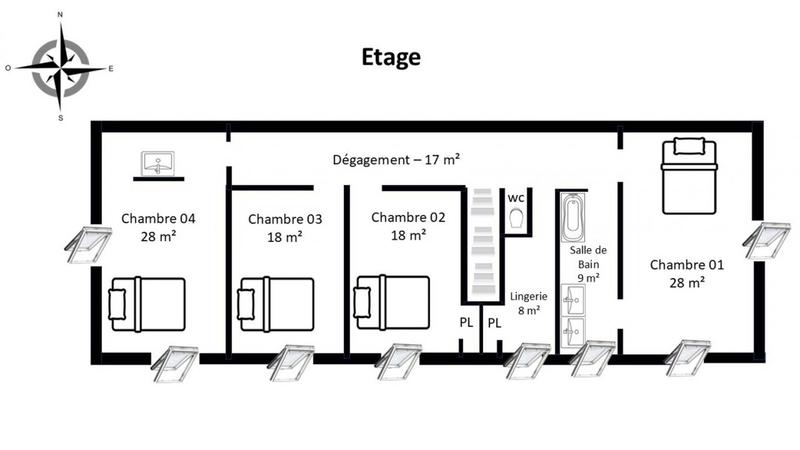 Maison - 250 m² - 7 pièces