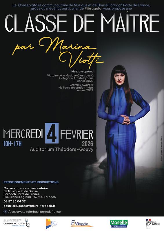 Classe de Maître par Marina Viotti