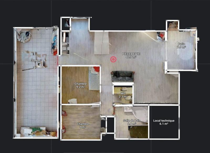 Maison - 100 m² - 3 pièces