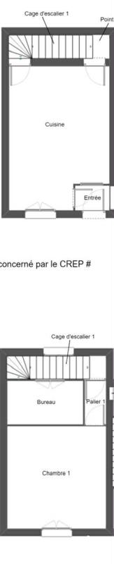 Maison de ville - 53 m² - 3 pièces